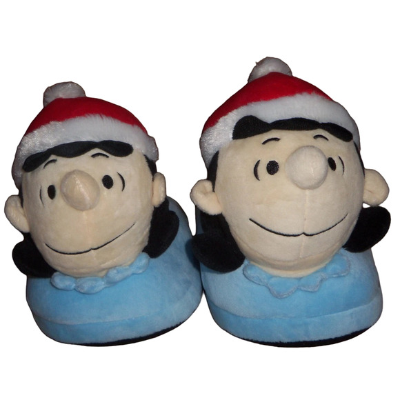 Peanuts Family Christmas 3D Scuff Slippers Women’s Size 7/8 Snoopy Holiday Gift - Picture 6 of 12